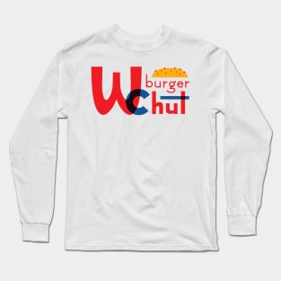 WcBurger Hut - Burger King Parody Long Sleeve T-Shirt